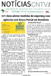 ECT deve adotar medidas de segurança nas agências com Banco Postal em Rondônia Segundo