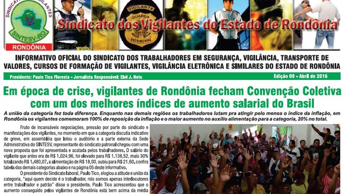 INFORMATIVO SINTESVRO 2016